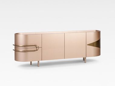 Oak sideboard with doors OLIVAL Greenapple