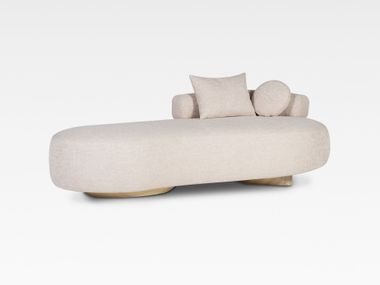 Upholstered fabric day bed TWINS Greenapple