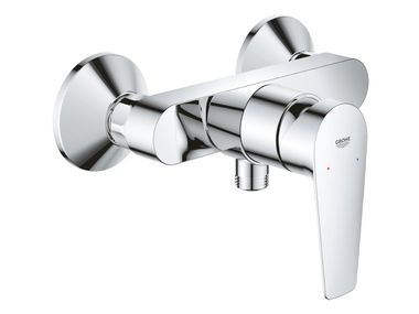 Grohe BauEdge - Mitigeur de lavabo avec vidage, dimension M, chrome 23758000 | /fr