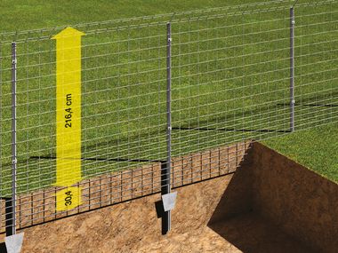 Recinzione anti scavo ANTILUPO D/F Gruppo CAVATORTA