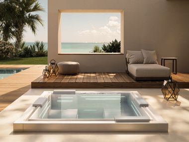 Hydromassage square minipool DRIP Gruppo Treesse