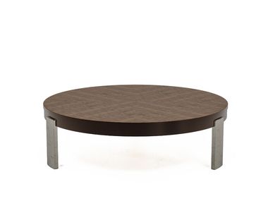 Mesa de centro de café redonda baixa de madeira DW8110 Guerra Vanni
