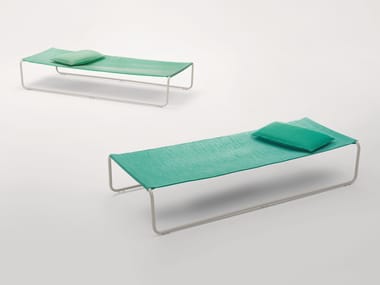 Lettino da giardino in tessuto HAMMOCK Paola Lenti