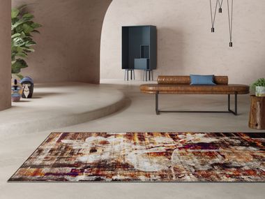 Polyamide rug HANDLE WITH CARE INK.RUGS