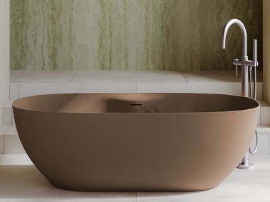 Oval freestanding Solid Surface bathtub H-SOLID 01 HATRIA