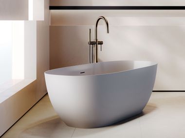 Freestanding oval Solid Surface bathtub H-SOLID 02 HATRIA