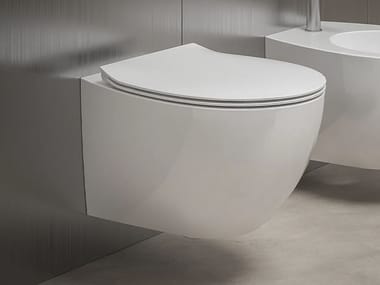 Hatria Waschbecken Nido Weiß - Keramik Waschtisch 70x50cm