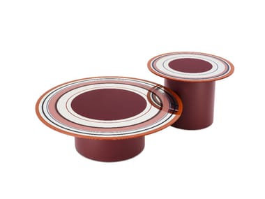 Tavolino rotondo in vetro IRIS HC28 maison