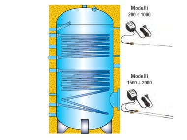 Boiler for solar heating system HE2V | Boiler for solar heating system