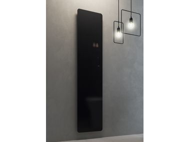 HELIOS Electric wall-mounted glass decorative radiator By DISENIA