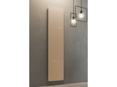 HELIOS Electric wall-mounted glass decorative radiator By DISENIA