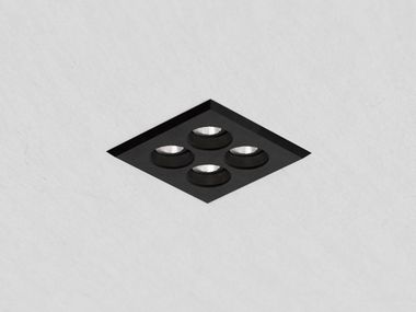 Recessed LED aluminium spotlight NIO IN 2x2 HER