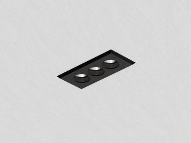 Recessed LED aluminium spotlight NIO IN 3x1 HER