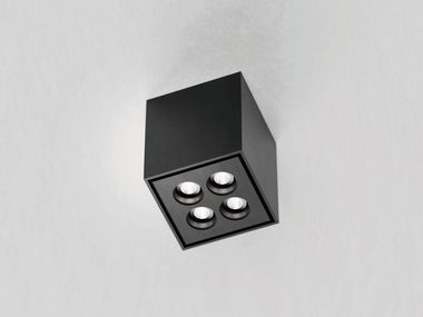 Square LED aluminium spotlight NIO ON 2x2 HER