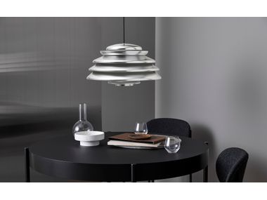 Aluminium pendant lamp HIVE By Verpan design Verner Panton