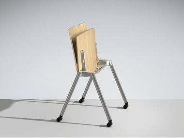 LAMM, HL³ Sedia pieghevole con ruote