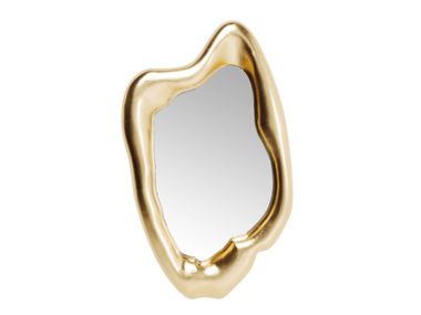 Specchio con cornice da parete HOLOGRAM GOLD KARE Design