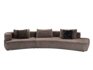 Sofá curvo modular de veludo CENTER POSITION HOTHING