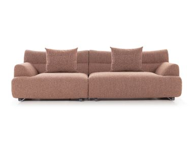 Sofá reto 3 lugares modular de tecido GEM HILL HOTHING