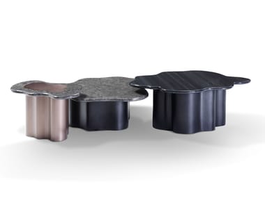 Tavolino da caffè alto in legno WAVE HOTHING