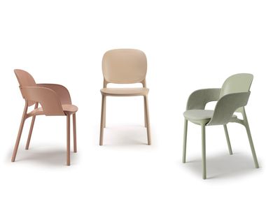 HUG Fabric chair with integrated cushion By S-CAB | design Meneghello ...