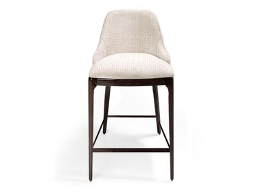 High fabric stool with footrest BOND HURTADO