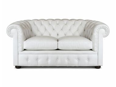 2 seater tufted leather sofa CHESTER HURTADO