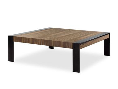 Low square wooden coffee table CITY HURTADO