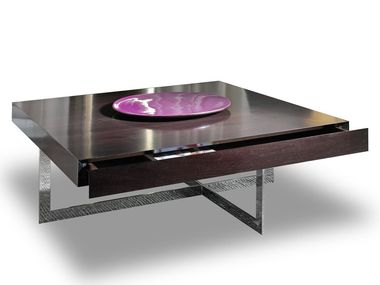 Square wooden coffee table CITY HURTADO