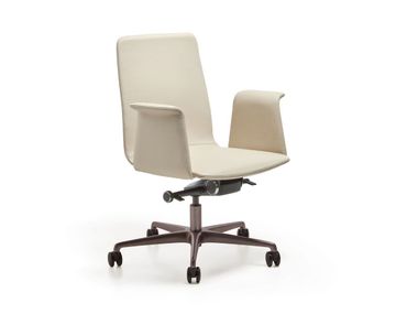 Drehbarer Sessel aus Leder fürs Büro CONNECT HURTADO