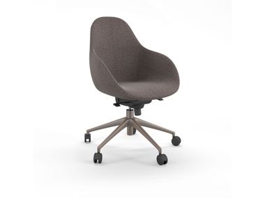 Drehbarer Sessel aus Leder fürs Büro CONNECT HURTADO