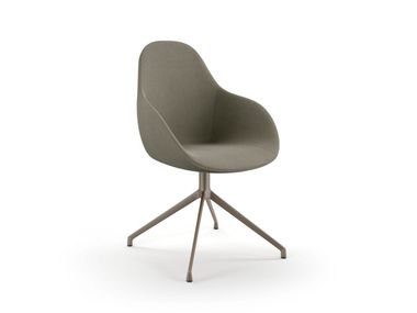 Silla giratoria con caballete con brazos CONNECT HURTADO