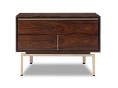 Comodino rettangolare in legno con cassetti CORAL HURTADO