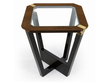 Square glass high side table CORAL HURTADO