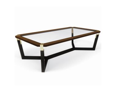 Rectangular glass coffee table CORAL HURTADO