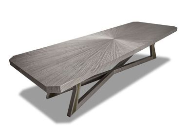 Fixed rectangular wooden table EMERALD HURTADO