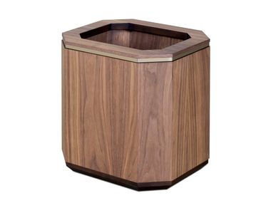 Wooden waste paper bin EMERALD HURTADO