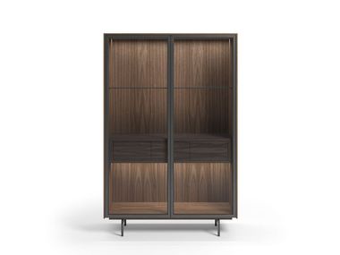 Wooden display cabinet with integrated lighting LINK HURTADO