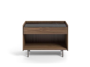 Comodino rettangolare in legno con cassetti LINK HURTADO
