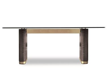 Fixed rectangular glass table SANTA BARBARA HURTADO