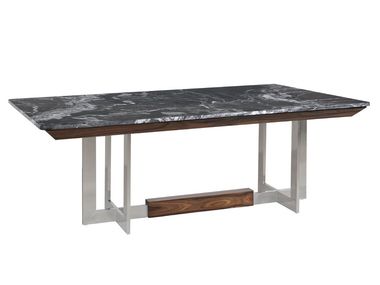 Fixed rectangular marble table SANTA BARBARA HURTADO