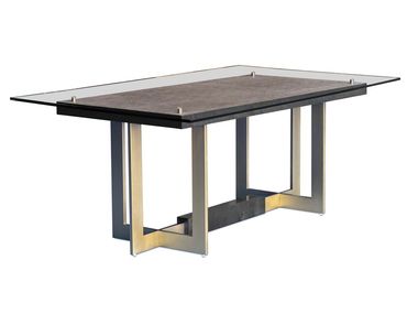 Fixed rectangular glass table SANTA BARBARA HURTADO