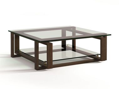 Square glass coffee table SOHO HURTADO