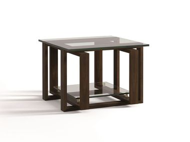Square glass high side table SOHO HURTADO