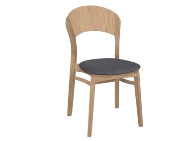 Sedia in rovere con seduta imbottita RAINBOW CHAIR