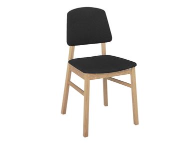 Sedia in rovere oliato bianco con cuscino integrato VERONA CHAIR