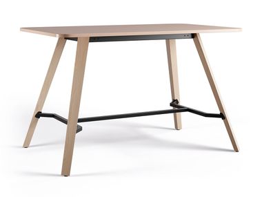 Rectangular melamine-faced chipboard High meeting table ALTITUDE Harmony Group