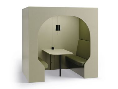Acoustic fabric office booth ARCHIKUBE Harmony Group
