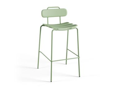 High polypropylene garden stool with footrest DOLCE Harmony Group