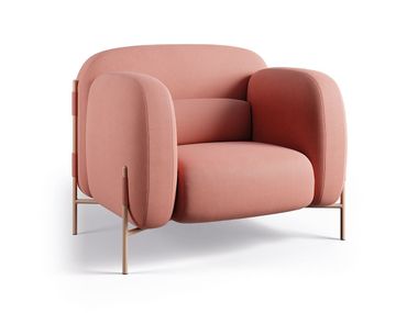 Fabric armchair with armrests FLUFFY Harmony Group
